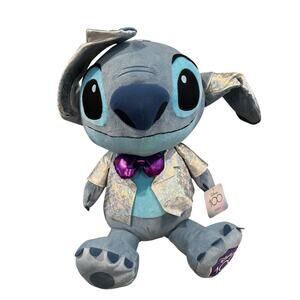 Disney 100 Stitch Plush Just Play 18” Limited Edition Celebration Tuxedo Bowtie